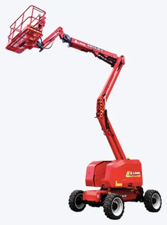 Plataforma articulada diesel 20 m, modelo LGMG AR18J-2 (AR60J-2), para locação