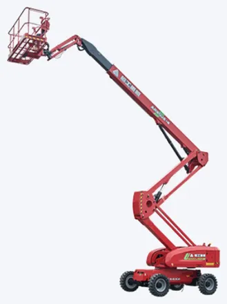 Plataforma articulada híbrida 22 m, modelo LGMG AR20JE-H (AR65JE-H), para locação
