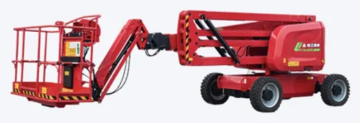 Plataforma articulada elétrica 16 m, modelo LGMG AR14JE-2, para locação